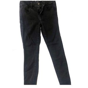 AMERICAN EAGLE Black High-Rise Jeggings